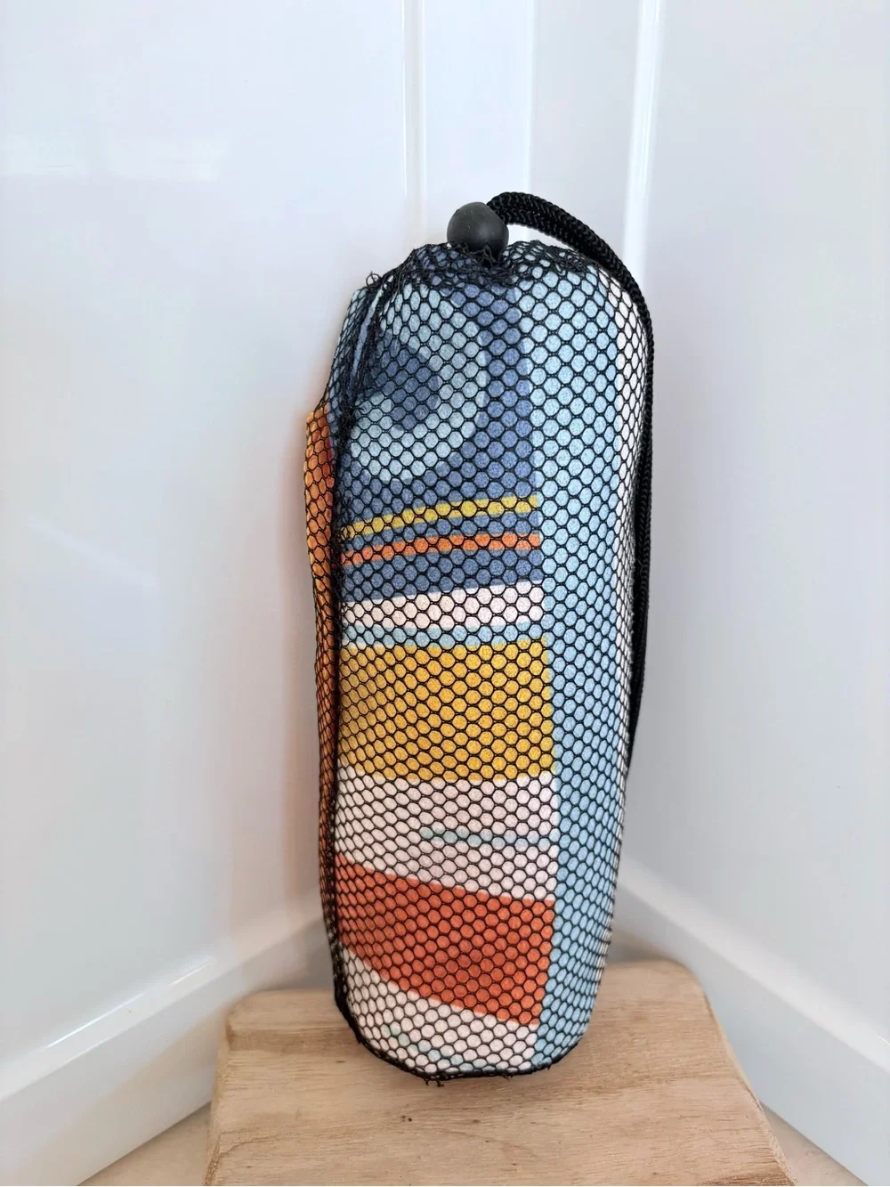 Quick Dry Sand Resistant Microfiber Stripe Beach Towel 30x59 Multicolor